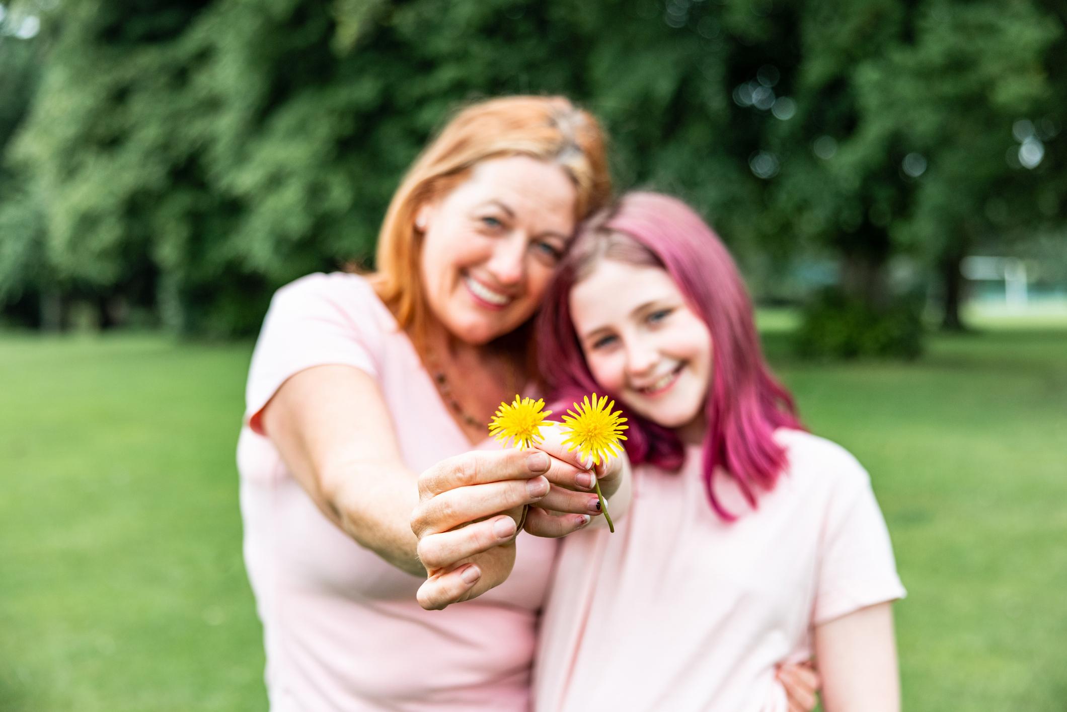 Kirsteen with foster daughter Mia